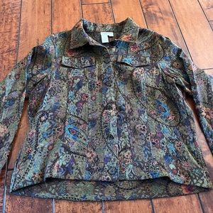VINTAGE COLDWATER CREEK BEADED BLAZER